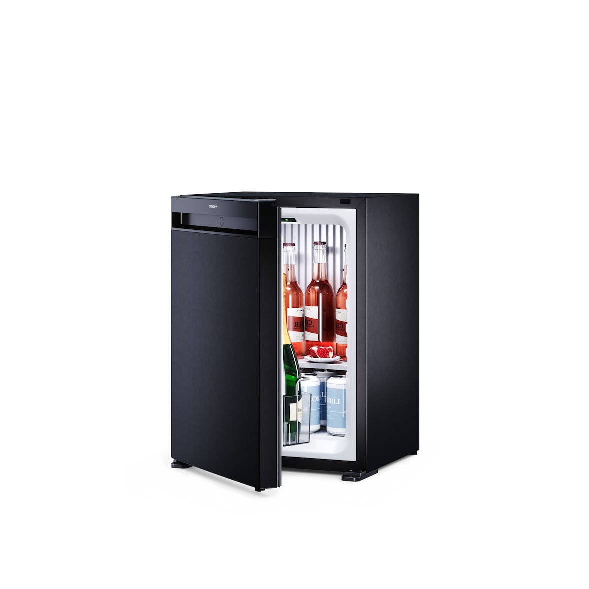 Dometic HiPro Alpha A30S L 100% lautlos – 0dB – Hotelminibar – Einbaugerät – rechtsanschlag oder linksanschlag