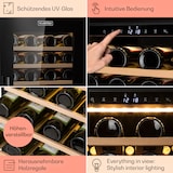 thumbnail of Klarstein Barossa 77 Duo Weinkühlschrank 2 Zonen 191 L 77 Fl. Touch LED schwarz Schwarz