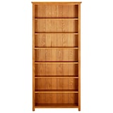 thumbnail of vidaXL Bücherregal 7 Fächer 90x22,5x200 cm Massivholz Eiche