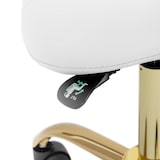 thumbnail of physa Sattelstuhl - 51 - 65 cm - 150 kg - Weiß/Golden