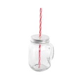 thumbnail of MONOUSO - Glaskanne mit Deckel und Trinkhalm 450 ml (24 Stück)