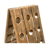 thumbnail of DanDiBo Rüttelbrett Weinregal Flaschenregal für 24 Flaschen aus Holz 96171 Natur Vintage dunkel