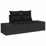 thumbnail of vidaXL Garten-Sofa-Set 7 pcs Schwarz 289 x 154 x 85 cm Poly Rattan