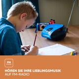 thumbnail of Lenco SCD-24 Blue/Black - Tragbares FM-Radio mit CD-Player - Kopfhöreranschluß - Blau/Schwarz