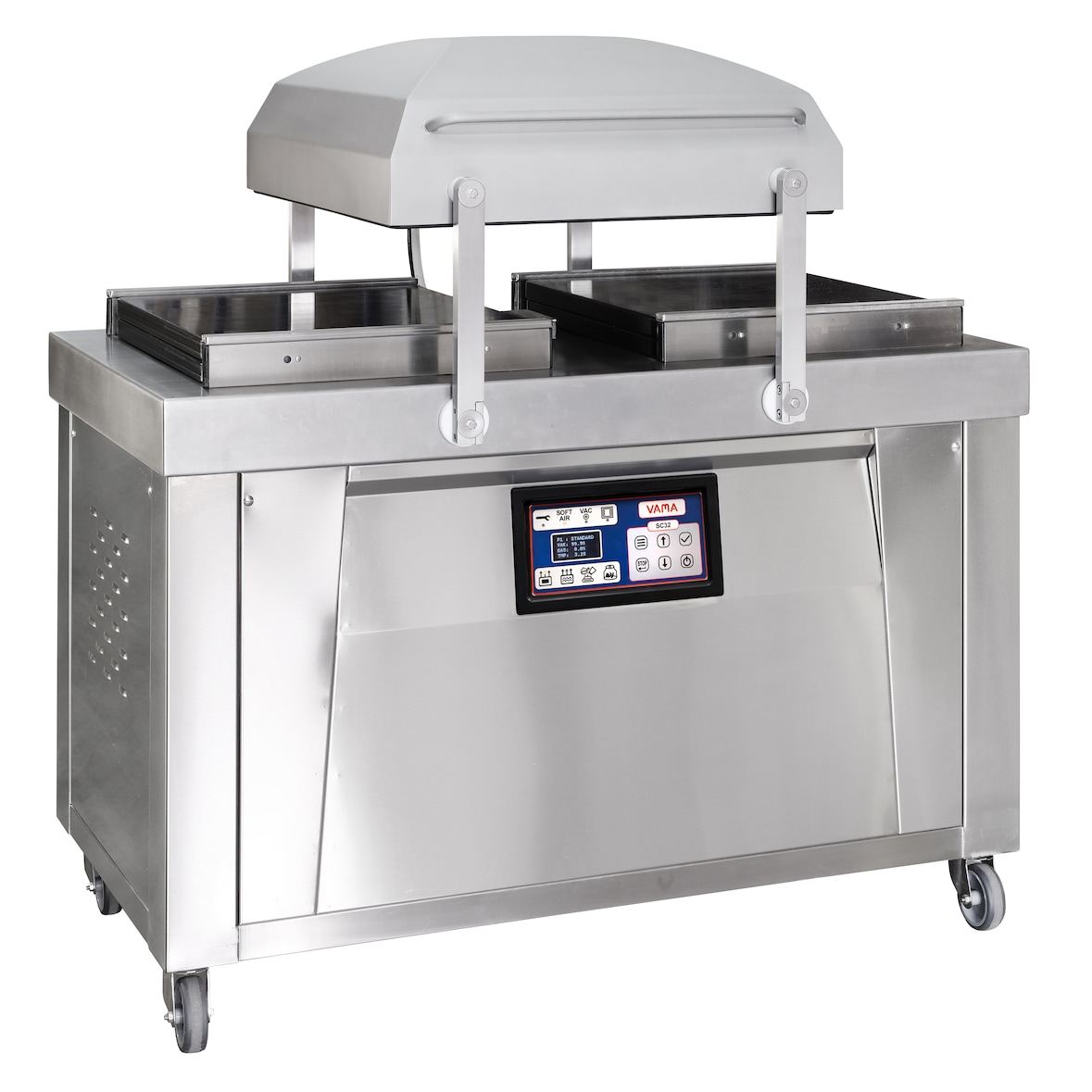 VAMA DC 500, Vakuumierer, Doppelkammermaschine, 1380 x 960 x 1180 mm