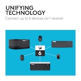 thumbnail of LOGITECH Maus M510 Wireless Schwarz