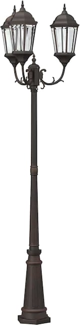 thumbnail of Helloshop26 - Vintage-Gartenleuchte 61 x 53 x 235 cm Bronze-Aluminium verleiht Gartenwegen Eleganz und Sicherheit 02_0058410