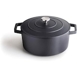 thumbnail of Bräter aus Gusseisen mit Deckel, Schwarz