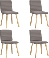 thumbnail of vidaXL Esszimmerstühle 4 Stk. Taupe Stoff