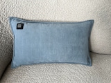 thumbnail of Kabelloses Heizkissen mit Akku (10.000mAh) - Chenille Blau - Wärmekissen 50x30cm inkl. 2,5m USB-Kabel