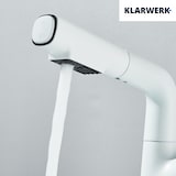 thumbnail of MAX | Grifo de baño extensible de acero inoxidable con función de ducha blanco | Grifo alto para lavabo independiente de baño, para lavabo de hotel