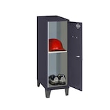 thumbnail of SimonRack Vestiaire Métallique Bas 1015x400x500 mm, 1 Porte avec Clé, Avec Pieds et Séparateur, Anthracite - Simonlocker