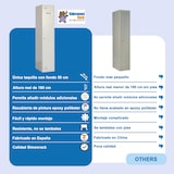 thumbnail of SimonRack Vestiaire Métallique 1 Porte avec Clé, 1800x300x500, Gris/Bleu - Simonlocker