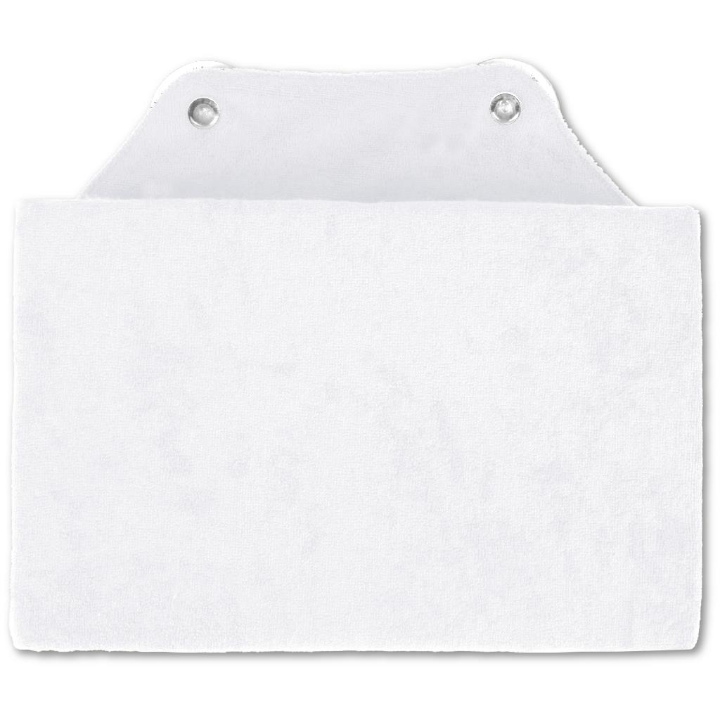 Bestlivings Badewannen Kissen mit Saugnäpfen 16 x 25 cm - Weiß