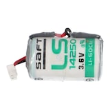 thumbnail of Saft Lithium 3,6V Batterie LS 14250 + JST-SHR-2P Pufferbatterie 10 Jahresbatterie