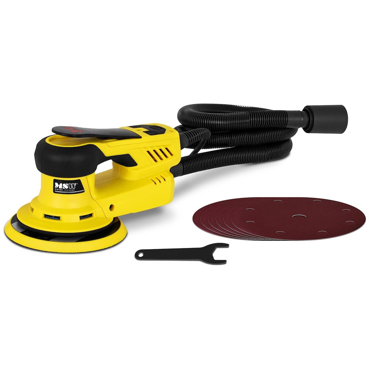 MSW - MSW Ponceuse Orbitale Électrique Professionnelle À Bois Métal Voiture Disque 150 mm Mini Petite MSW-ES-350 (350 W, Ø 150 mm, 4