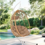 thumbnail of Hängesessel COCOVA Outdoor mit Gestell weiß/beige hjh LIVING