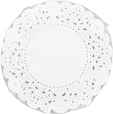 thumbnail of MONOUSO - Naperon Papel Rendado Branco Circular Ø9cm (250 Uds)