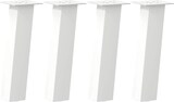 thumbnail of Helloshop26 - Set mit 4 modernen Design-Couchtischbeinen 30 x 30 x 30 cm praktisch und robust aus weißem Stahl 02_0056794