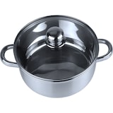 thumbnail of aro Fleischtopf tief mit Deckel, Edelstahl, Ø 24 cm, 6 L, Induktion