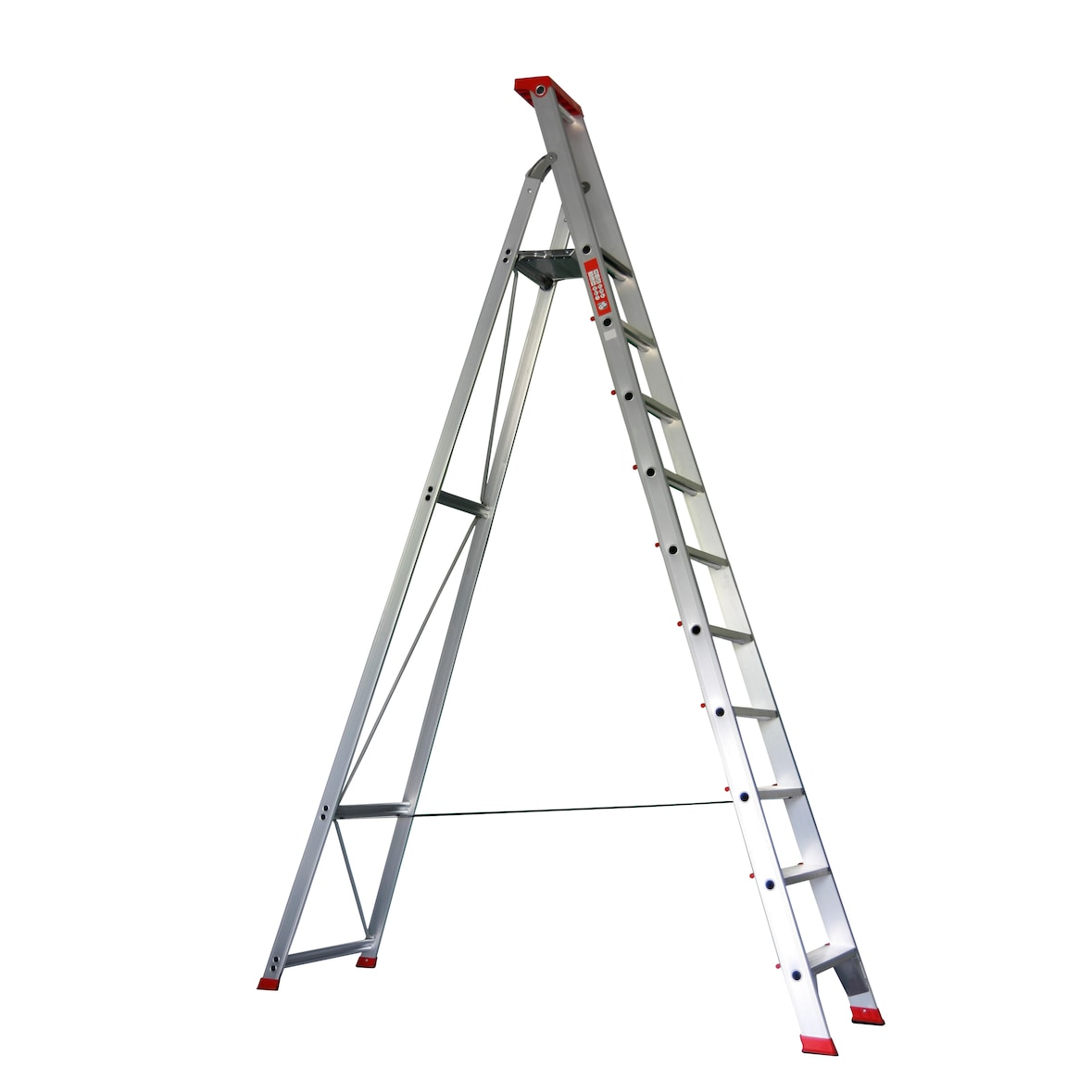 Stehleiter 10 Stufen Profi 338x75x16cm Alu SZAGATO 10 Stufen Leiter Alu Stehleiter 10-stufig Bockleiter 10 Stufen Haushaltsleiter 10 Stufen