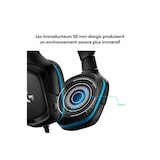 thumbnail of Micro Casque Gaming Logitech G432 7.1 Noir Avec Son Surround 7.1