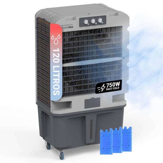 Climatizador 120L 750W Modo Frío e Evaporação
