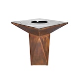 thumbnail of Braciere da giardino, Barbecue con foro per wok, griglia con gambe in acciaio e copertura protettiva - G1 corten