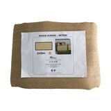 thumbnail of Windschutzscheibe Rebecca Mobili Celtis 200x1000 Hdpe Polyethylen Aluminium Beige Schwarz