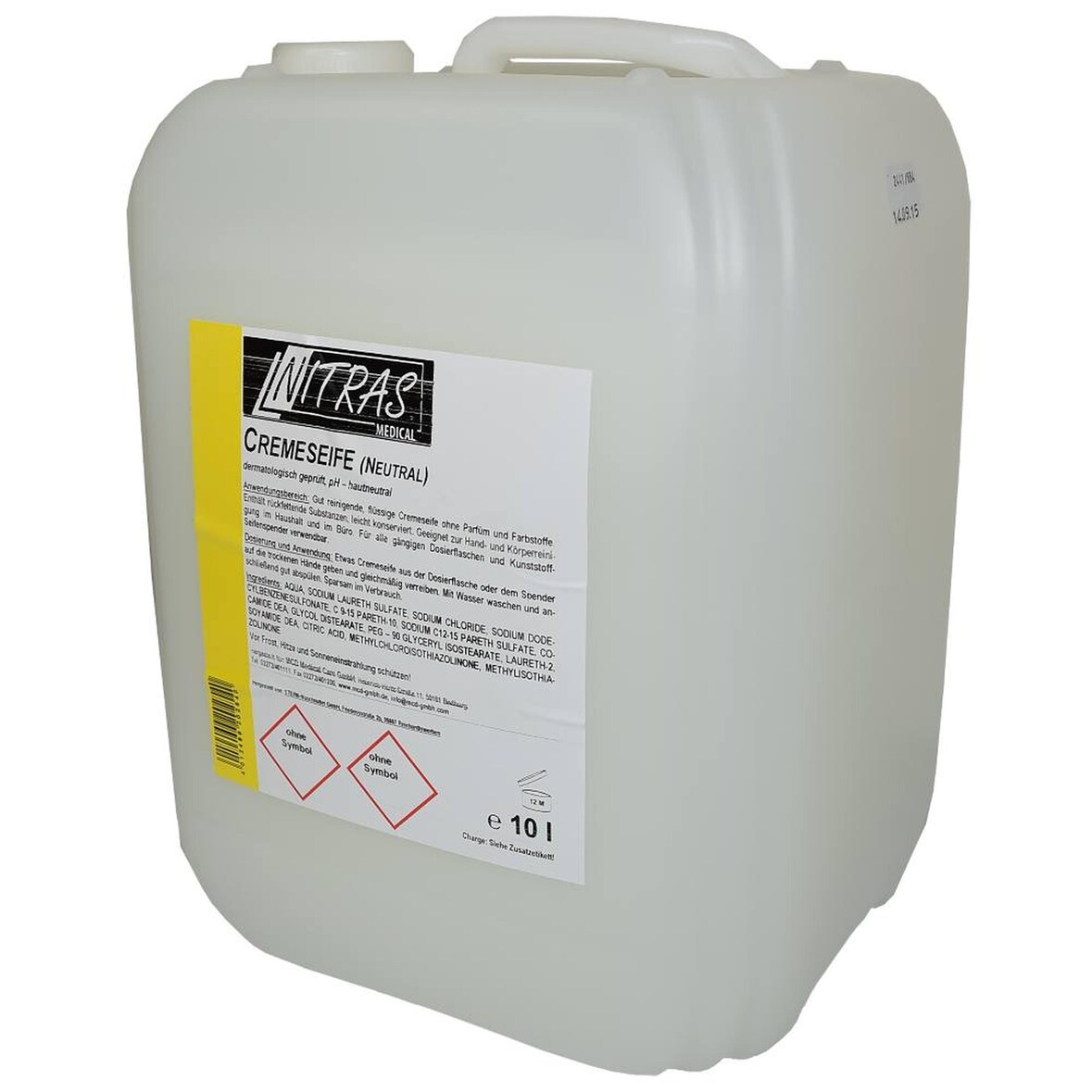 Nitras Medical Waschlotion | 10 L | flüssige Cremeseife mit Perlglanzeffekt