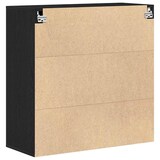 thumbnail of vidaXL Wandschrank Schwarz Eichen-Optik 80 x 33 x 80 cm Holzwerkstoff