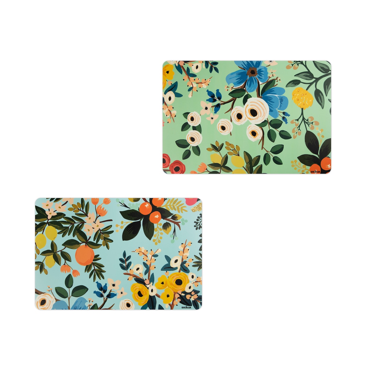 Excelsa set 6 tovagliette Fiori Frida plastica 43x28 cm multicolor