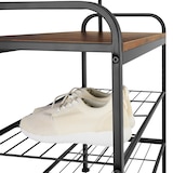 thumbnail of tectake Garderobe 85,5x36x184cm Industrial Holz Dunkel, Rustikal