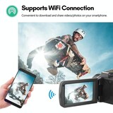 thumbnail of Caméscope Numérique 4K Écran Tactile Zoom 18X Vision Nocturne WiFi YONIS