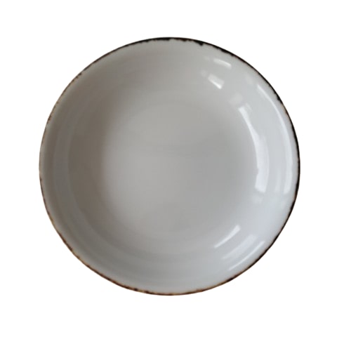 Prato fundo 20 cm. Borda RÚSTICA Conjunto de 12 unidades