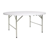thumbnail of Mesa buffet Bolero plegable en color blanco y redonda Ø 153cm