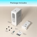 thumbnail of Climatizzatore portatile CIARRA, 3 in 1 (raffreddamento/ventilazione/deumidificazione)