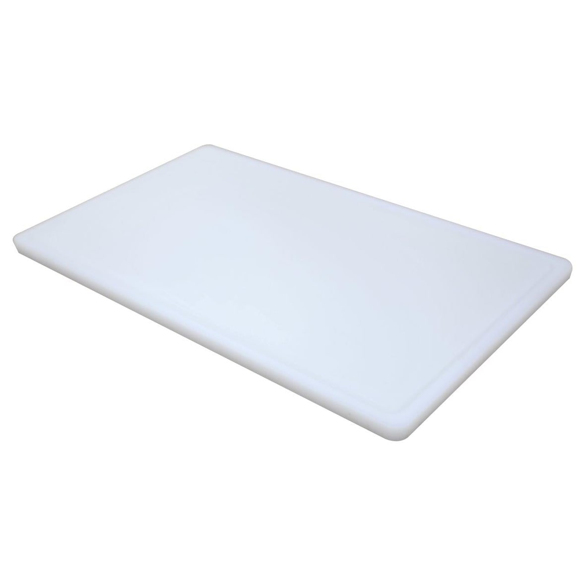 METRO PROFESSIONAL Tabla de corte GN 1/1, polietileno, 53 x 32,5 cm, con ranura para zumo, blanca