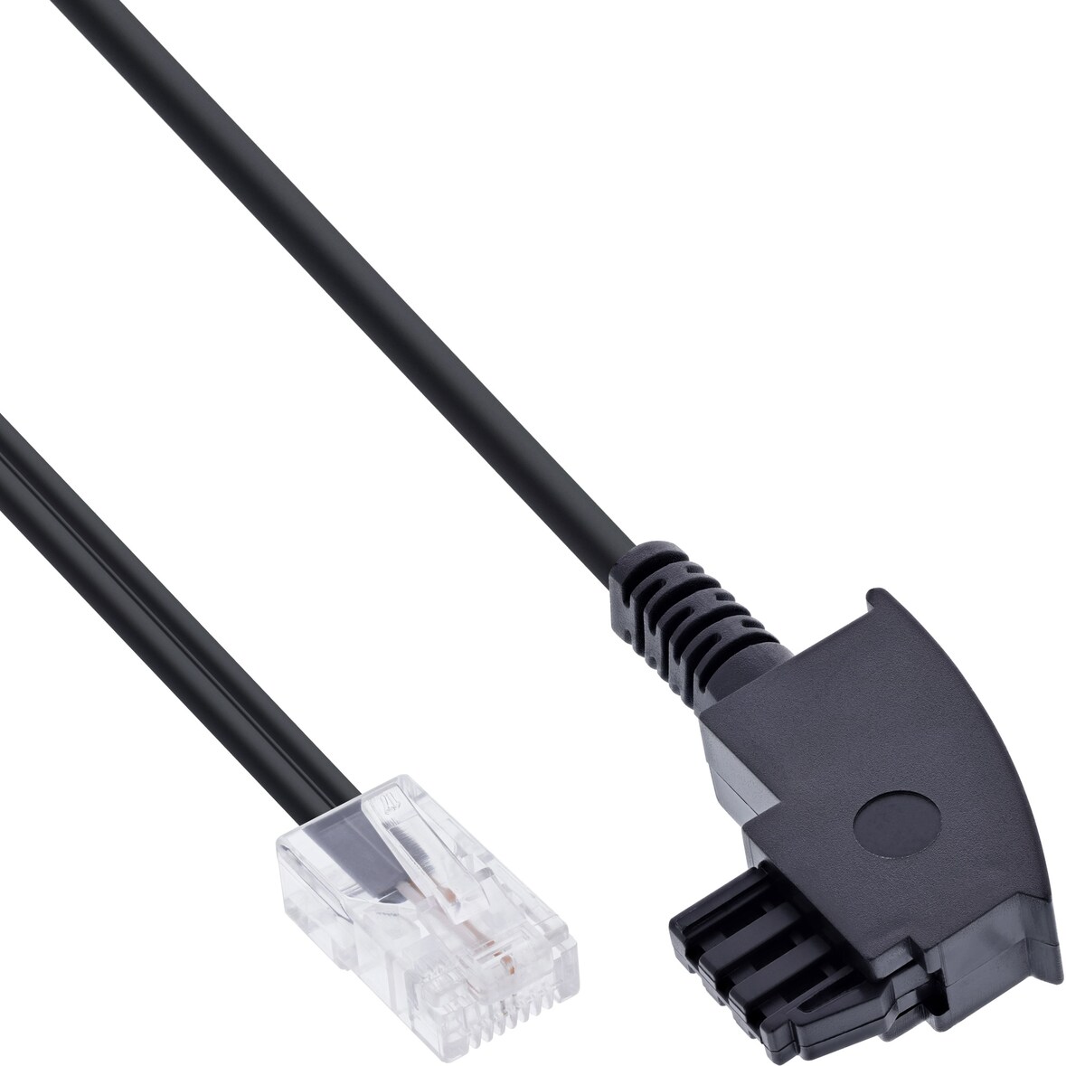 InLine® TAE-F Kabel, für DSL-Router, TAE-F Stecker an RJ45 8P2C, 1m