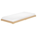 thumbnail of Niederflurbett Bettrahmen Studenten Futon Bodenbett 100x200 Buche Massivholz V-60.66-10 Rollrost und Matratze inkl.