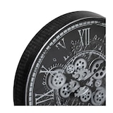 thumbnail of Pendule murale style rétro aspect vieilli D 50.8 cm