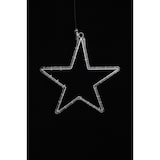 thumbnail of METRO Professional Stella decorativa, alluminio/pvc/rame, 53 x 2 x 54 cm, 72 LED, 9,2 W, bianco caldo/freddo