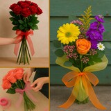 thumbnail of 12mm Organzaband 25m Chiffonband Schleifenband Geschenkband Deko Stoffband Apricot