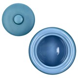 thumbnail of Ritzenhoff Jasper Zucker-Dose mit Deckel Ozeanblau Kandisbehälter Würfelzucker