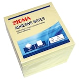 thumbnail of SIGMA Bloc de notes autocollantes 75 x 75 mm, carré, jaune pastel, 600 feuilles