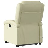 thumbnail of vidaXL Massagesessel mit Aufstehhilfe Elektrisch Creme Echtleder