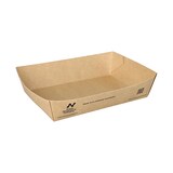 thumbnail of 80 Snacktrays, Pappe `NOTPLA` 4 cm x 11 cm x 16 cm braun