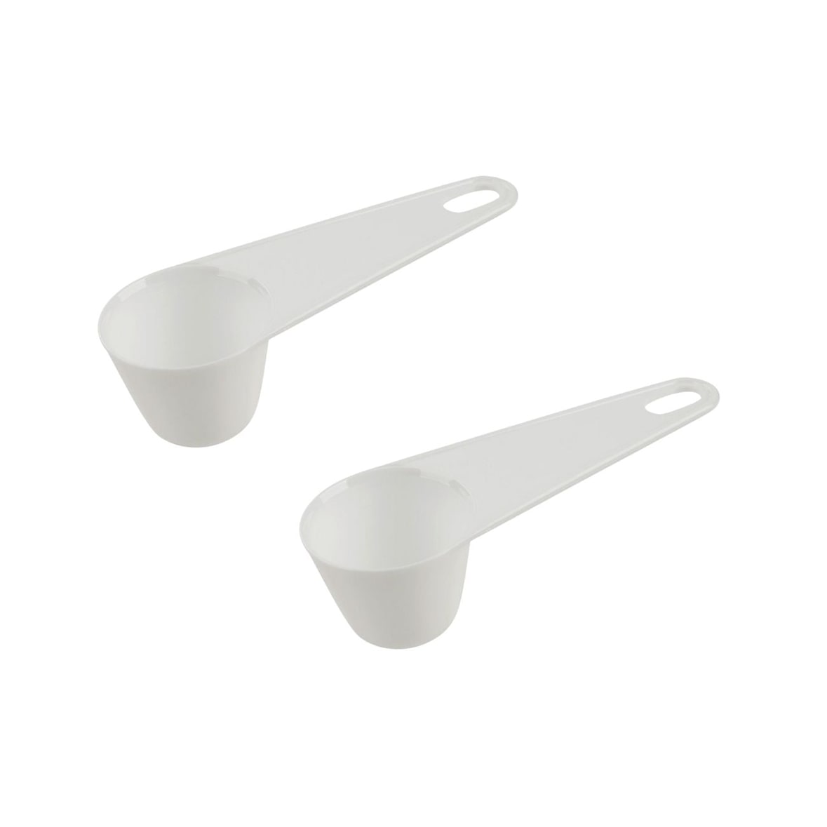 Set van 2 Fackelmann plastic theelepels