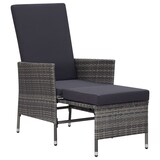 thumbnail of vidaXL 3-tlg. Garten-Lounge-Set mit Auflagen Poly Rattan Grau