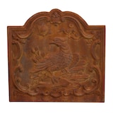 thumbnail of Biscottini Piastra in ghisa 47x2,5x46 cm - Lastra per caminetto con stemma per camino - Griglia in ghisa